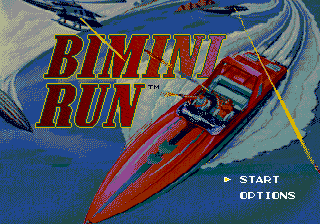 Bimini Run (USA) Title Screen